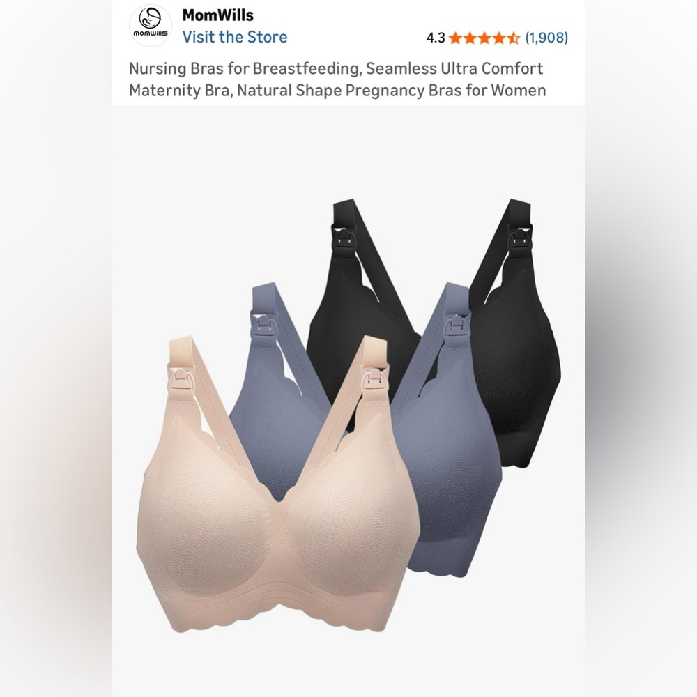 Nursing Bra Trio